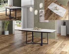 ΧΕΡΙ ΞΥΛΟ ΤΡΑΠΕΖΙ ΔΕΙΠΝΟΥ MARBLE FACE - ΚΩΔ. 3001