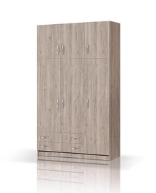 ΧΕΡΙ ΞΥΛΟ Ντουλάπα 3Φ με πατάρι  - ΚΩΔ.:10-06-3f