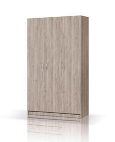 ΧΕΡΙ ΞΥΛΟ Ντουλάπα 3φυλλη minimal - ΚΩΔ.: 10-05a-3f