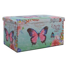 ΣΚΑΜΠΩ ΑΠΟ PU ΜΕ ΑΠΟΘΗΚΕΥΤΙΚΟ ΧΩΡΟ BUTTERFLY 80X40X40 