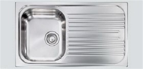 SANITEC Νεροχύτης inox σαγρέ 86 x 50cm