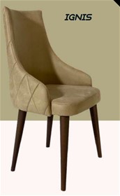 Καρέκλα Ignis  με ξύλινο σκελετό 51x59x95cm