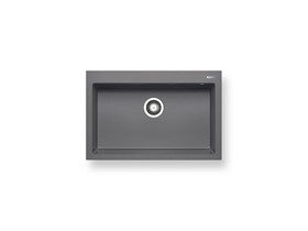 Νεροχύτης Pyragranite Istros (76x50) 1B Iron Grey