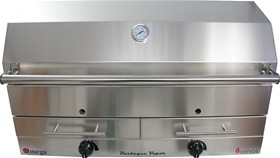 BBQ Υγραερίου  INOX Exivos Ωmega - 11,2kW