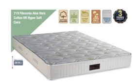 Στρώμα Ύπνου 719 Filoxenia Aloe Vera Cotton HR Hyper Soft Coco 120Χ200Χ29cm