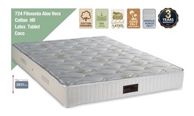 Στρώμα Ύπνου 724 Filoxenia Aloe Vera Cotton HR Latex Tablet Coco  180X200X30cm