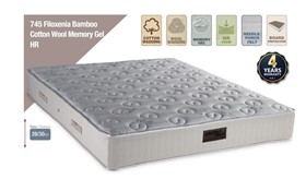 Στρώμα Ύπνου 745 Filoxenia Bamboo Cotton Wool Memory Gel HR 120X200X29cm