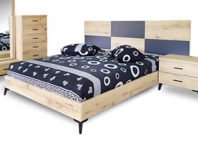 ΧΕΡΙ ΞΥΛΟ Κρεβάτι Διπλό DOMINO - ΚΩΔ. 08-18 -  για στρώμα 160*200 cm