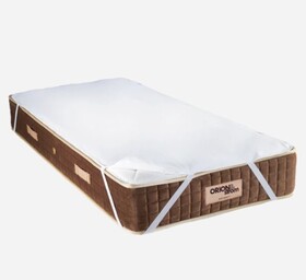 193 Α Επίστρωμα Cotton 100% με 4 λάστιχα Αδιάβροχο 110X200cm