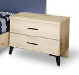 Κομοδίνο σειρά DOMINO με 2 συρτάρια - Κωδ. 07-11 - 60 * 39 cm