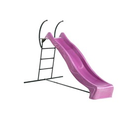 Τσουλήθρα 'RΕΧ'  ροζ με μεταλλική σκάλα