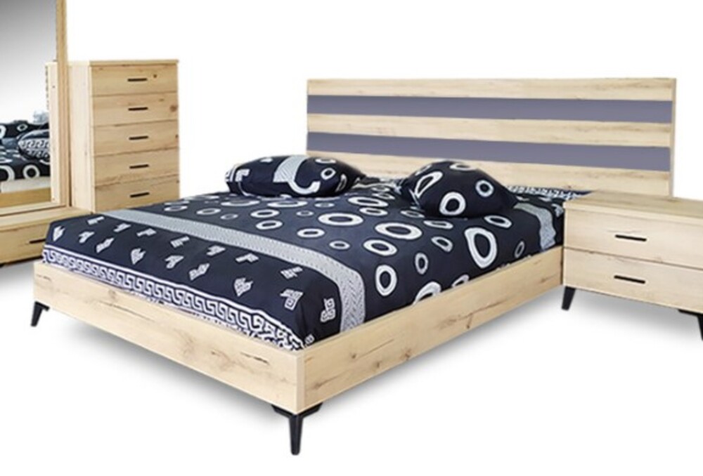ΧΕΡΙ ΞΥΛΟ Κρεβάτι Διπλό PORTO - ΚΩΔ. 08-19a -  για στρώμα 160*200 cm