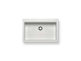 Νεροχύτης Pyragranite Istros (76x50) 1B Snow