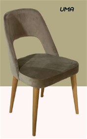 Καρέκλα Uma  με ξύλινο σκελετό  54x55x89cm