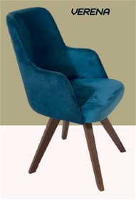 Καρέκλα Verena  με ξύλινο σκελετό 51x60x92cm