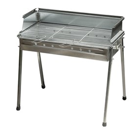 BBQ ΚΑΡΒΟΥΝΟΥ Γαλβανιζέ Νο53 50cm(Μ)Χ30cm(Π)