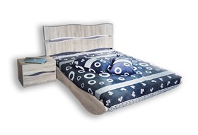 Κρεβάτι Διπλό Emily για στρώμα 160Χ200cm - ΚΩΔ. 07-201