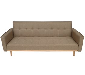 Καναπές Κρεβάτι Minerva Καφέ Ύφασμα 221 x 87 x 84,5 - ΚΡΕΒ. 190,5 x 111 x 41,5 - 40-0065 