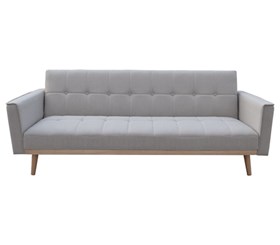Καναπές Κρεβάτι Minerva Light Grey Ύφασμα 221 x 87 x 84,5 - ΚΡΕΒ. 190,5 x 111 x 41,5 - 40-0064