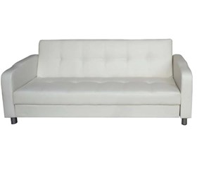 Καναπές Κρεβάτι Valeria Λευκό ΚΑΝ. 208x78x79 - ΚΡΕΒ. 208x101x38 εκ. - 40-0092