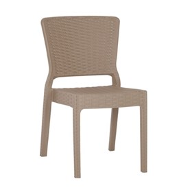 Καρέκλα Πολυπροπυλενίου Cappuccino Εξωτερικού Χώρου 42x54x83 ANTARES - 39-4421