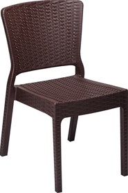 Καρέκλα Πολυπροπυλενίου Καφέ Εξωτερικού Χώρου 42x54x83 ANTARES - 39-4421