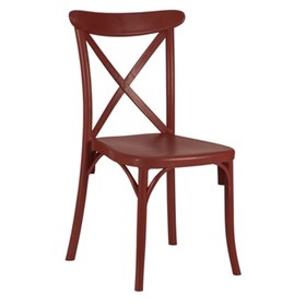 Καρέκλα Πολυπροπυλενίου Κεραμιδί Εξωτερικού Χώρου 49x54x90 CAPRI - 39-9889