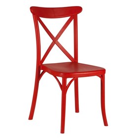 Καρέκλα Πολυπροπυλενίου Κόκκινο Εξωτερικού Χώρου 49x54x90 CAPRI - 39-9889