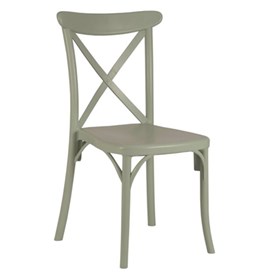 Καρέκλα Πολυπροπυλενίου Πράσινο Παλ Εξωτερικού Χώρου 49x54x90 CAPRI - 39-9889