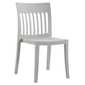 Καρέκλα Πολυπροπυλενίου Γκρι Ανοιχτό 49x54x86 EDEN-S - 39-4136