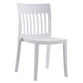 Καρέκλα Πολυπροπυλενίου Λευκό  49x54x86 EDEN-S - 39-4136