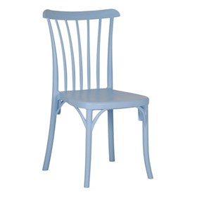 Καρέκλα Πολυπροπυλενίου Γαλάζιο Εξωτερικού Χώρου 49x54x90 GOZO - 39-4294