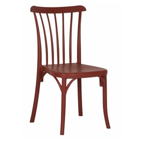 Καρέκλα Πολυπροπυλενίου Κεραμιδί Εξωτερικού Χώρου 49x54x90 GOZO - 39-4294