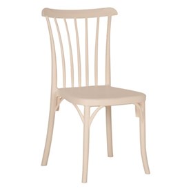 Καρέκλα Πολυπροπυλενίου Κρεμ Εξωτερικού Χώρου 49x54x90 GOZO - 39-4294