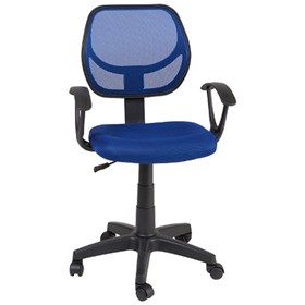 Καρέκλα Γραφείου Μπλε 59x59x84-96 ILIANA - 11-4242