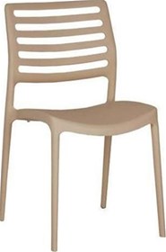 Καρέκλα Πολυπροπυλενίου Cappuccino Εξωτερικού Χώρου 44x54x84 LOUISE  - 39-1922