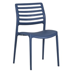 Καρέκλα Πολυπροπυλενίου Μπλε Εξωτερικού Χώρου 44x54x84 LOUISE  - 39-1922