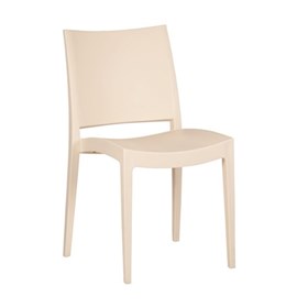  Καρέκλα Πολυπροπυλενίου Κρεμ Εξωτερικού Χώρου 42x45x80 SPECTO - 39-4292