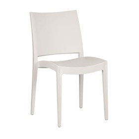  Καρέκλα Πολυπροπυλενίου Λευκό Εξωτερικού Χώρου 42x45x80 SPECTO - 39-4292