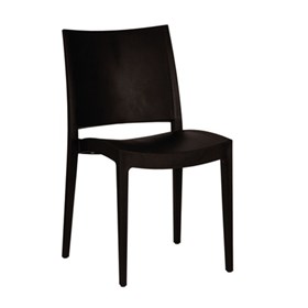  Καρέκλα Πολυπροπυλενίου Μαύρο Εξωτερικού Χώρου 42x45x80 SPECTO - 39-4292