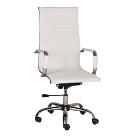 Καρέκλα Γραφείου Διευθυντική Λευκό 55x63x111-119 VIRGINIA - 11-9199