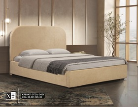 ΧΕΡΙ ΞΥΛΟ Κρεβάτι ντυμένο OGGI κωδ.08-201