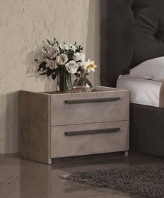 Κομοδίνο σειρά ΡΟΞΑΝ με 2 συρτάρια - Κωδ. 07-12 -  50 * 60 cm