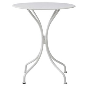 Τραπέζι Μεταλλικό Λευκό Φ60x70 OPUS - 12-4121